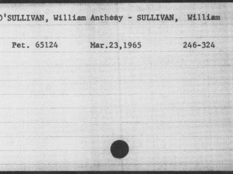 Anthony O’Sullivan