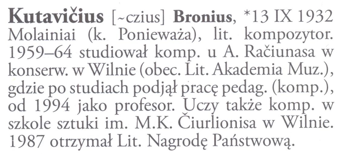 Bronius Kutavičius